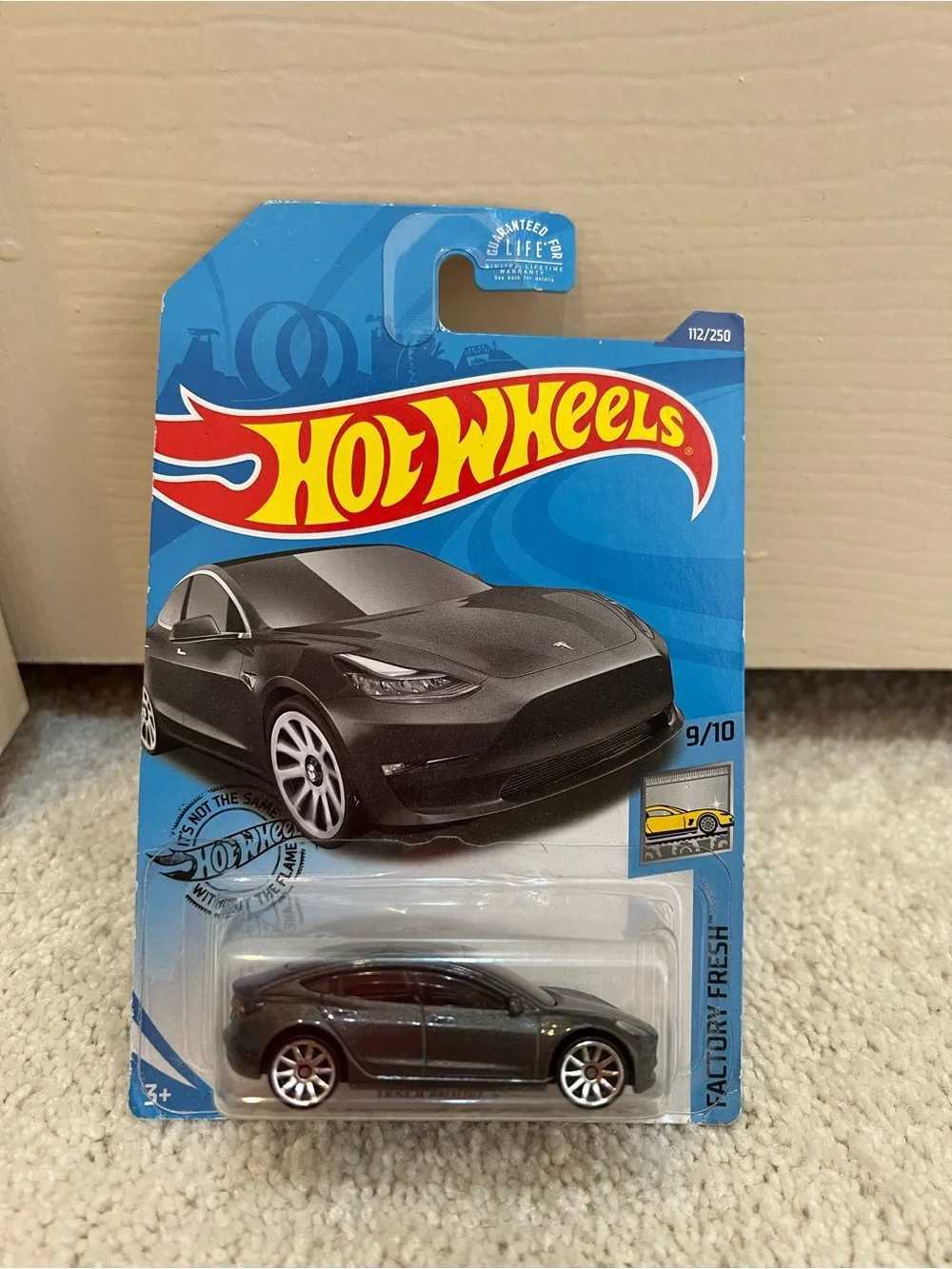 Hot Wheels Tesla Model 3 – Factory Fresh 9/10 (#112/250)